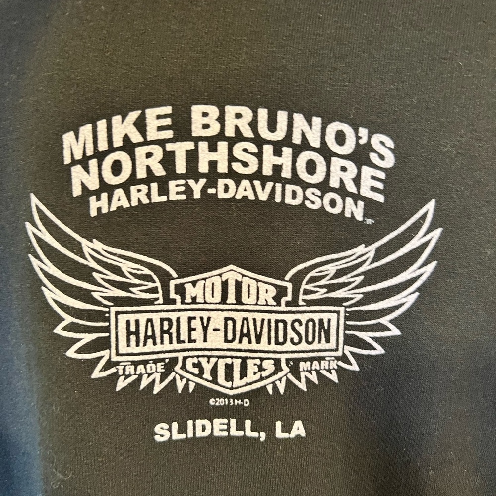 Harley Davidson Angel Wings Ladies Hoodie - Picture 3 of 4